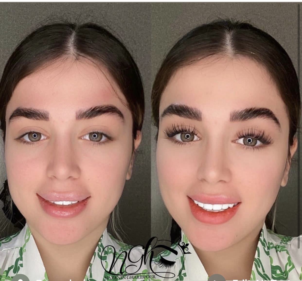 لیفت و لمینیت و بوتاکس مژه و ابرو